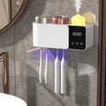 Toothbrush Holders with UV Toothbrush, Aromatherapy Diffuser & LRNight Light -4-Hour Smart Cruise Disinfection