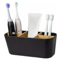 Storage Box for Bathroom Durable Toothbrush Holder | Divided Freestanding Bathroom Storage Box for Electric Toothbrushes