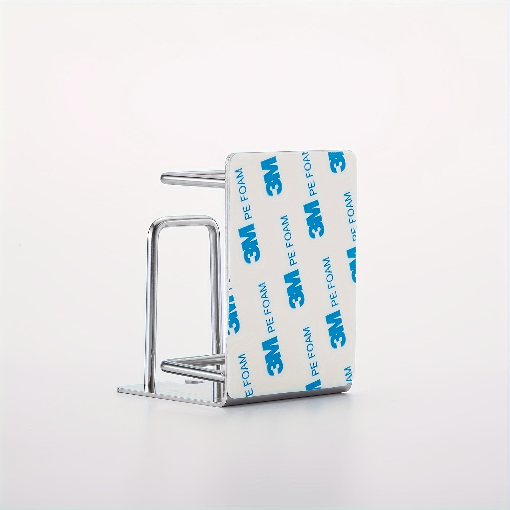 2pcs Stainless Steel Toothbrush Holder, Wall Mounted Cup Rack for Bathroom and Toothpaste, No Drilling Required, Durable and Easy to Clean, Bathroom Organizers And Storage