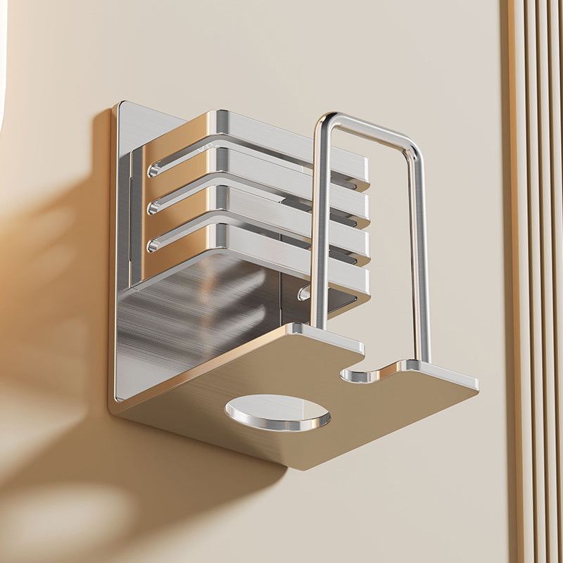 304 Stainless Steel Toothbrush Holder Designed for Wall Mounting in The Bathroom, a No-Drill Storage Solution for Toothpaste And Toothbrushes That Saves Space And Keeps Things Tidy