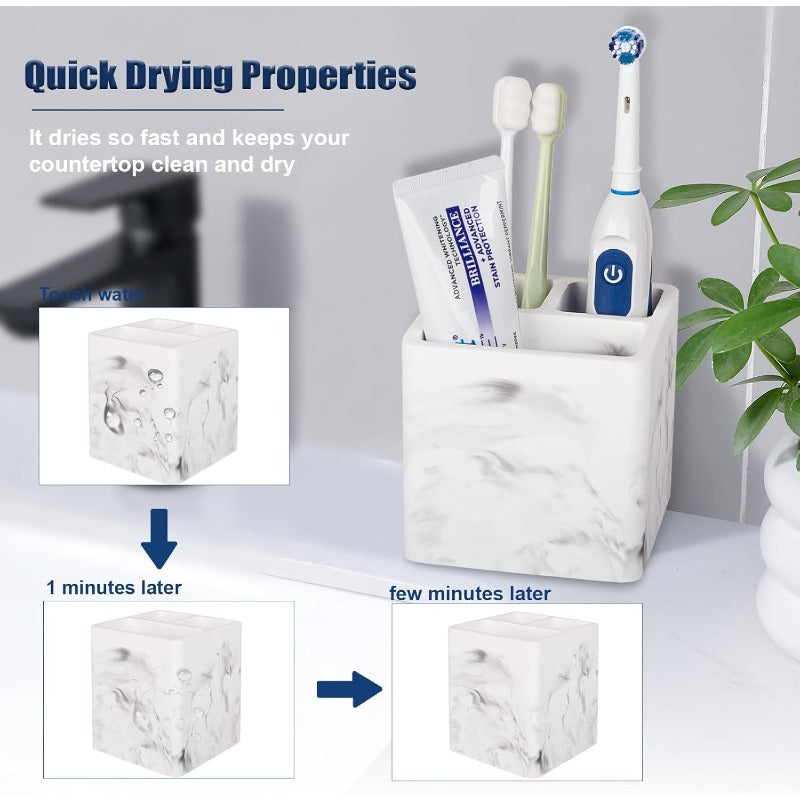 Silicone Toiletry Storage Box, Minimalist Multifunctional Integrated Toothbrush Holder, Bathroom Countertop Storage Tray, No-Drill Wall-Mounted for Home Travel Convenience