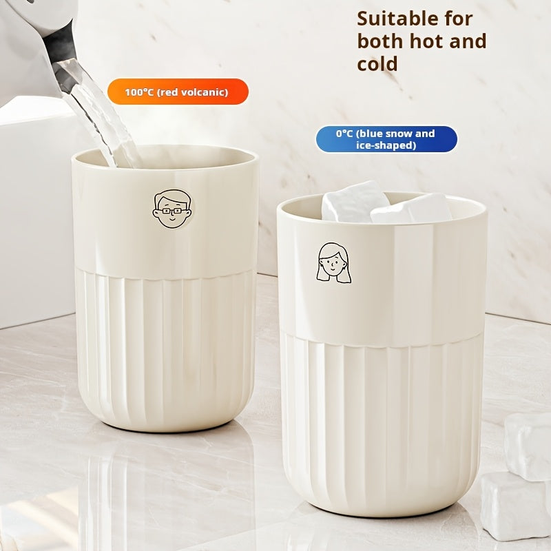 1pc of Elegant Cream White Toothbrush Holder for Two Or Four Cups, a Wall-Mounted Toothpaste Holder