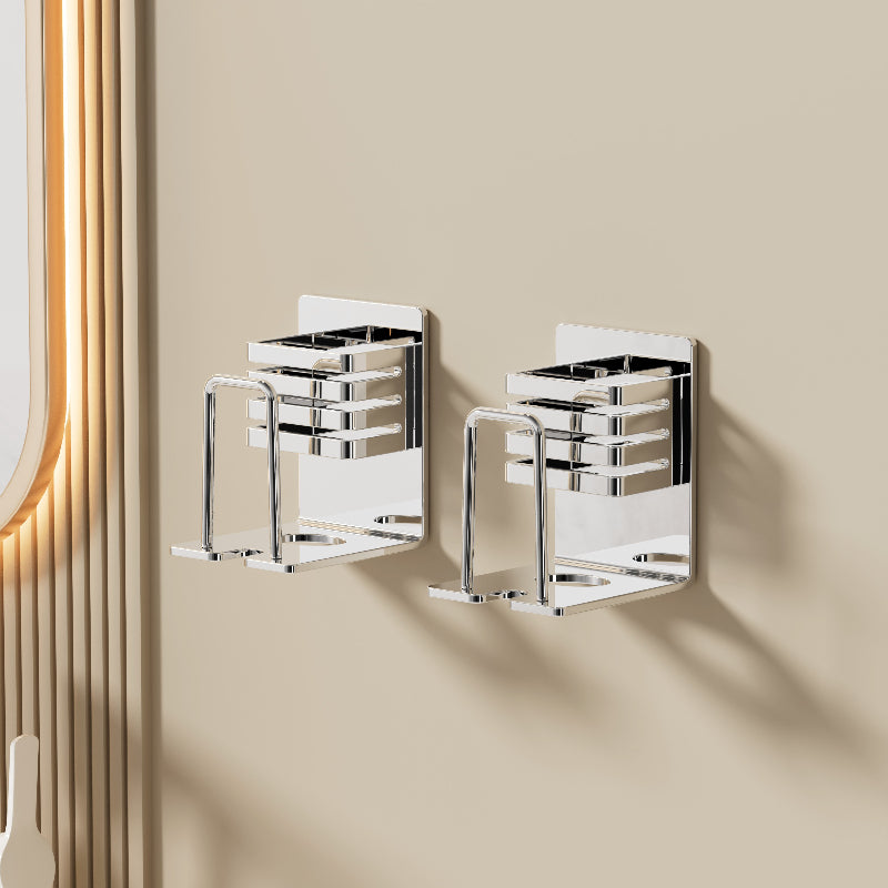 304 Stainless Steel Toothbrush Holder Designed for Wall Mounting in The Bathroom, a No-Drill Storage Solution for Toothpaste And Toothbrushes That Saves Space And Keeps Things Tidy